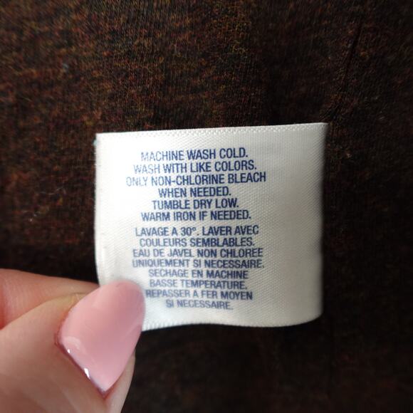 Ralph Lauren Sweater Girls Large Open Front Hooded Hoodie Cardigan Brown - Picture 3 of 9